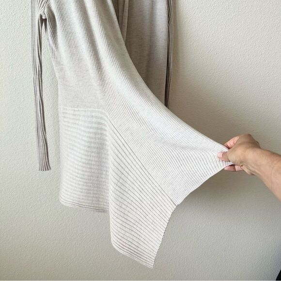 AllSaints Keld Long Sleeve Cardigan in Cream Size Medium - Picture 7 of 9